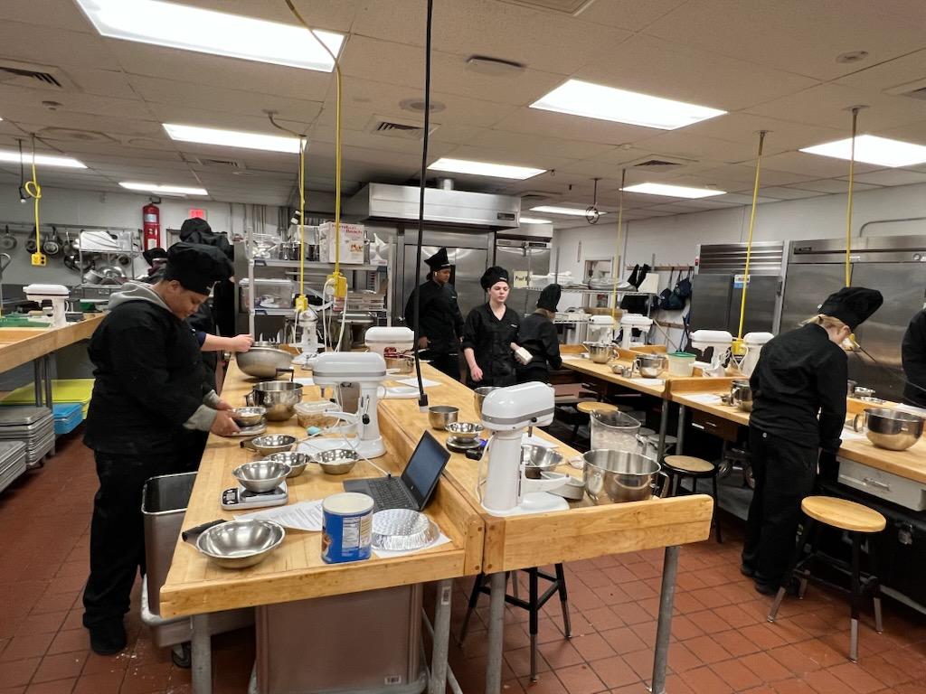 OCM Boces students preparing cookies